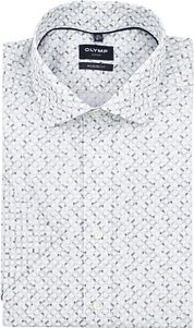 Olymp Luxor Shirt Print Olive