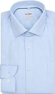 Olymp Level 5 Dobby Shirt Light Blue