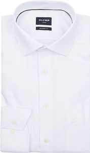 Olymp Luxor Shirt Diamond Structure White
