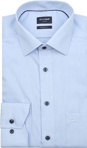 Olymp Luxor Shirt Diamond Twill Light Blue