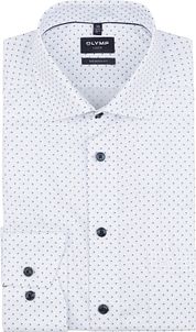 Olymp Luxor Shirt Extra Long Sleeves Print White