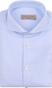 John Miller Shirt Checks Light Blue