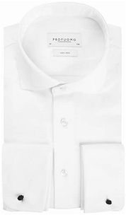 Profuomo Shirt Cutaway Double Cuff White