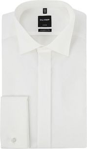 OLYMP Luxor Tuxedo Shirt Extra Long Sleeve Ecru