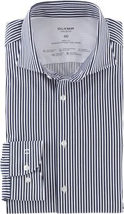 Olymp Level 5 24/seven Shirt Stripes Navy