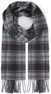 BarbourScarfs Tartan Lambswool Grey