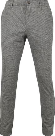 Alberto Rob Pants Pied de Poule Grey