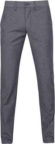 Suitable Chino Sartre Navy White