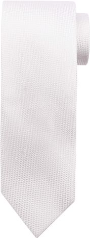Suitable Silk Tie White