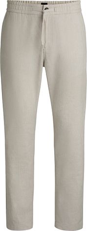 BOSS Chino Sanderson Linen Blend Ecru