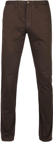 Suitable Chino Sartre Dark Brown
