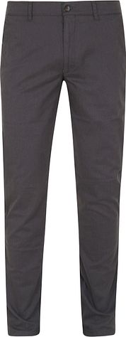 Suitable Chino Pico Print Gray 