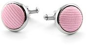Silk Cufflinks Pink F03