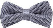 Suitable Bow Tie Knitted Mid Grey
