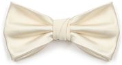 Suitable Satin Bow Tie Off White
