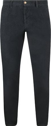Steppin' Out Chino Flemm Sammet Marinblå