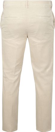 Profuomo Chino Fløjl Ecru
