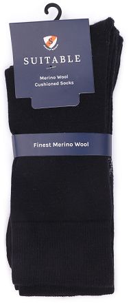 Suitable Merino Socks Navy 2-Pack