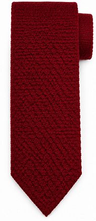 Suitable Stropdas Knitted Wol Bordeaux