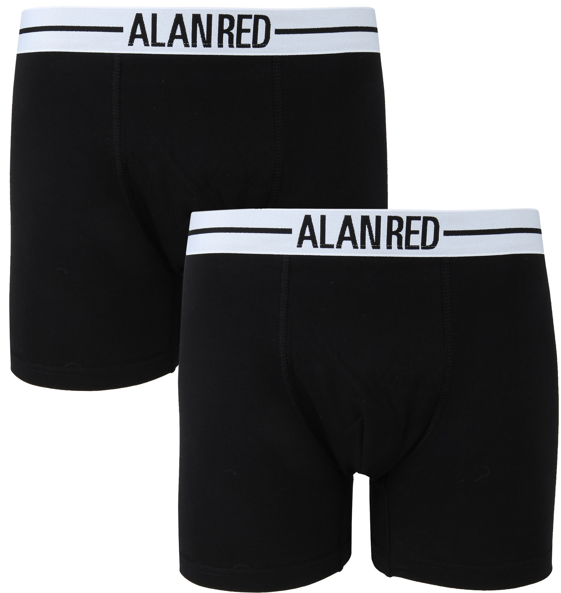 Alan Red Boxershorts 2-pack Svart Storlek herr