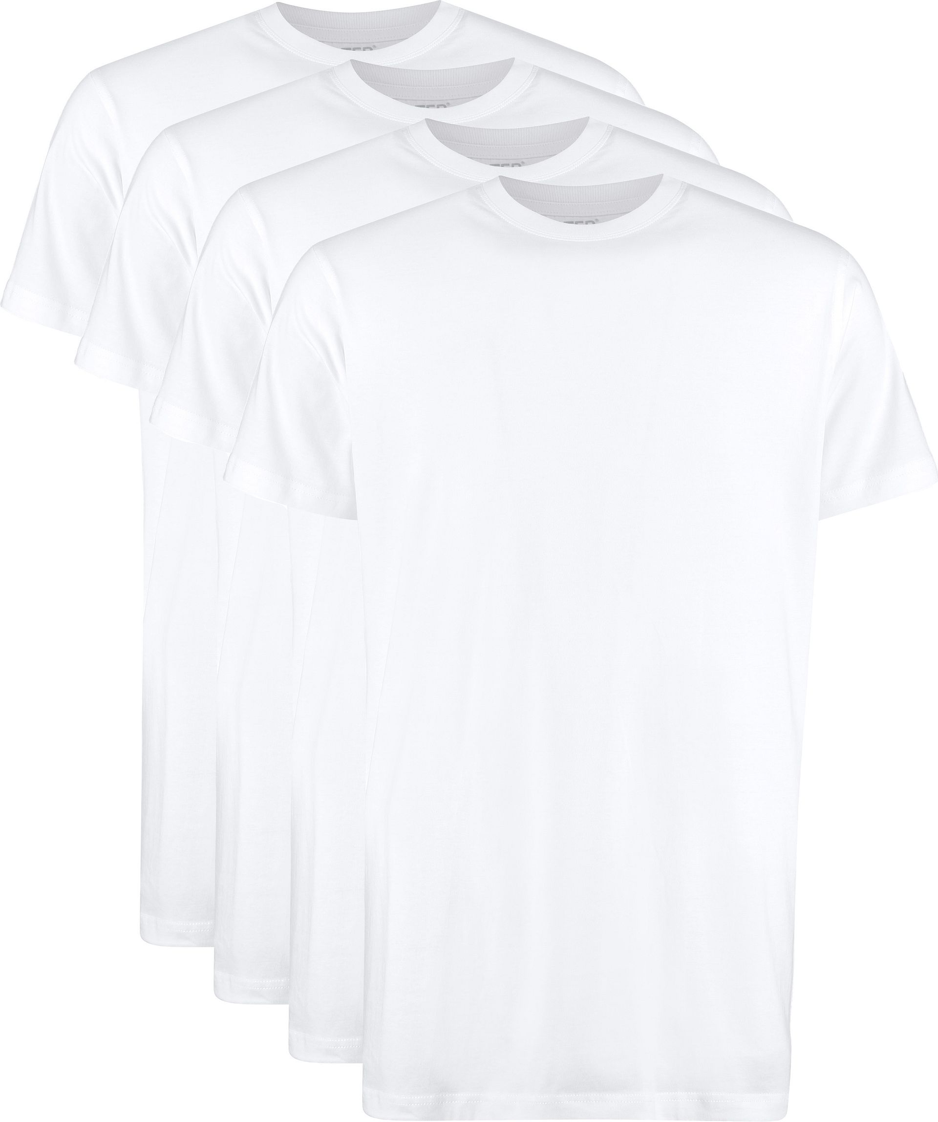 Slater T-shirt Extra Lång (2-pack) Vit Storlek herr – bild 2
