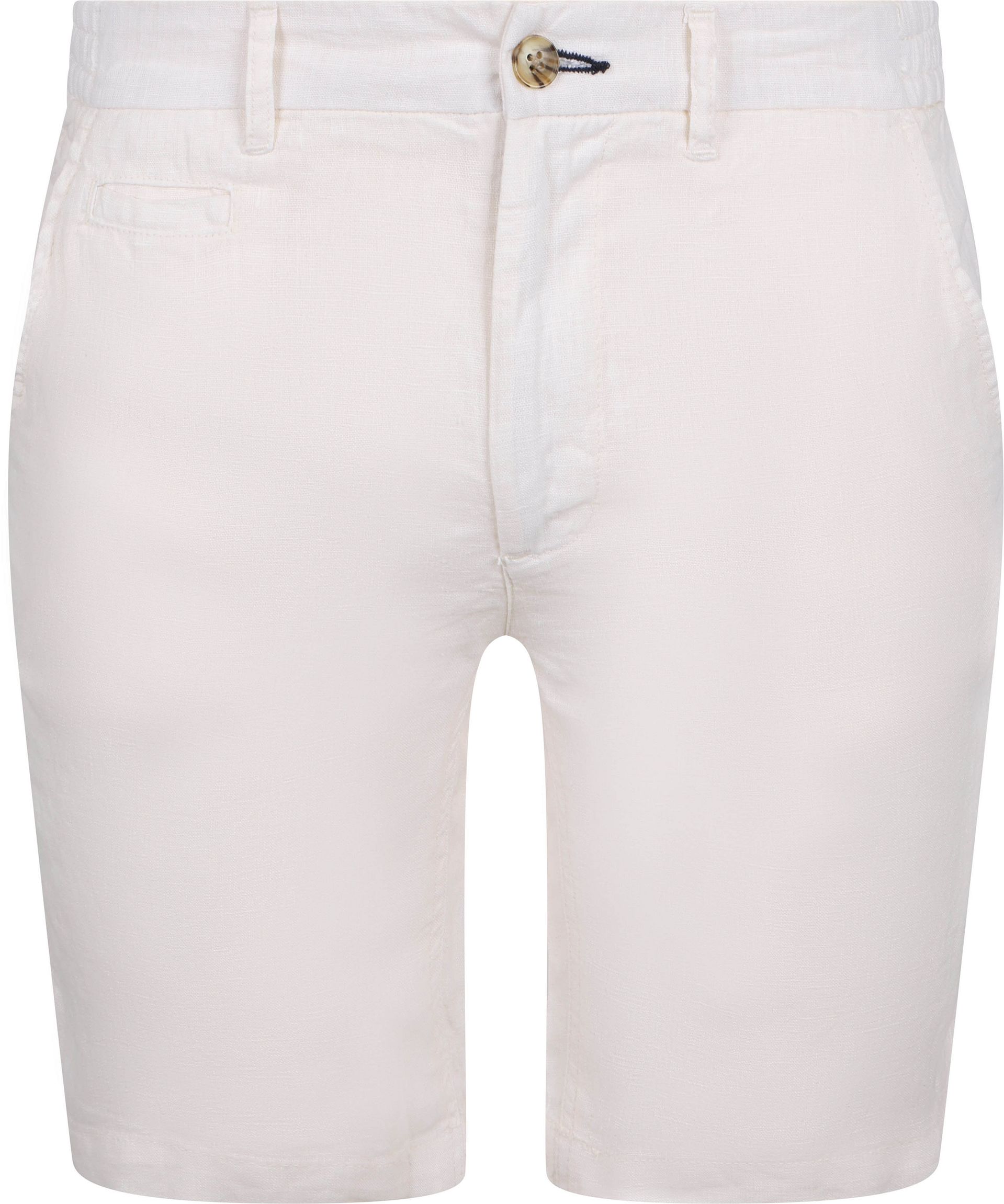Steppin Out Milwau Short Linen Off-white Beige Off-White byxor herr