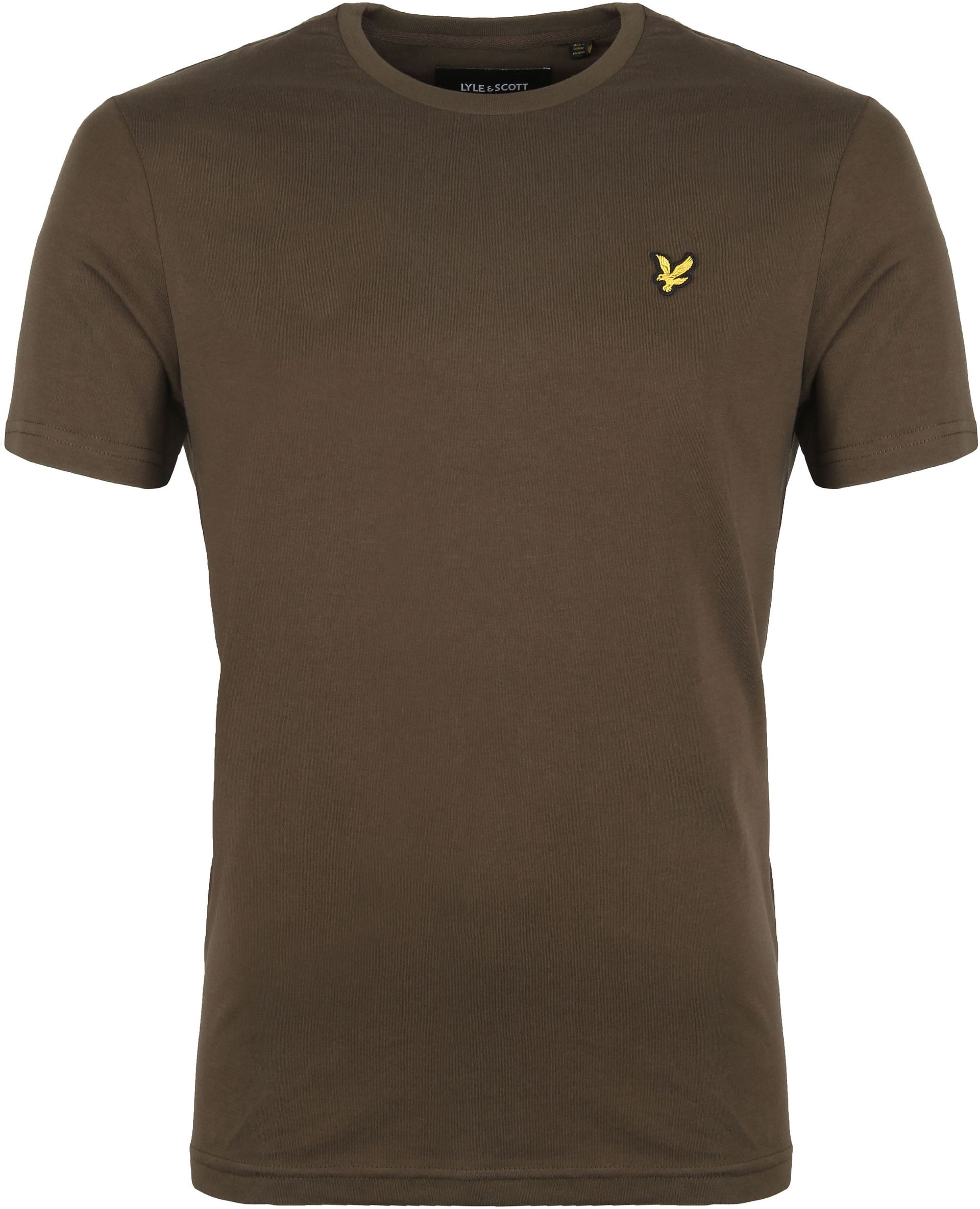 Lyle & Scott T-shirt Oliv Grön Mörkgrön Storlek herr