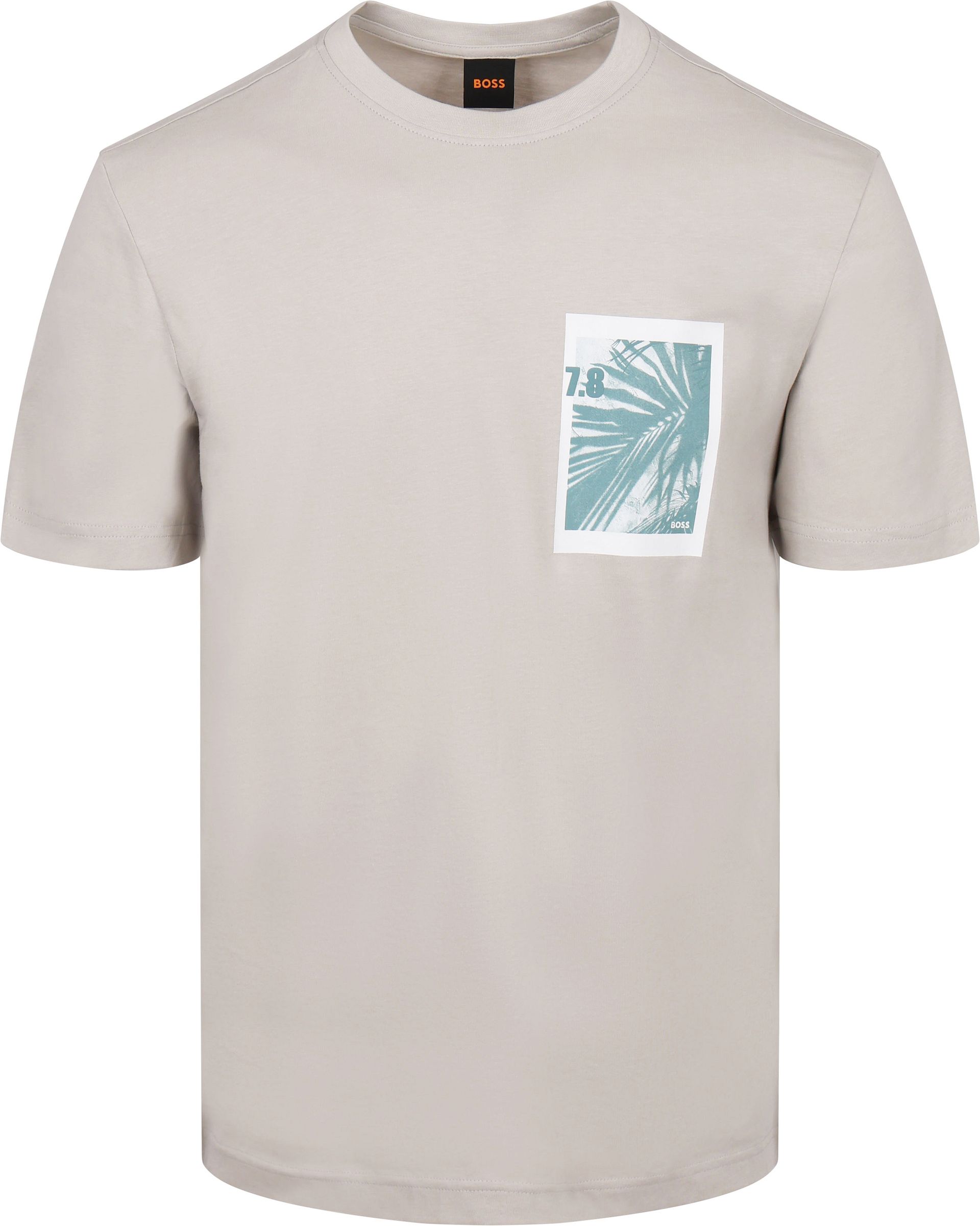 Boss T-shirt Te Board Grå Storlek herr