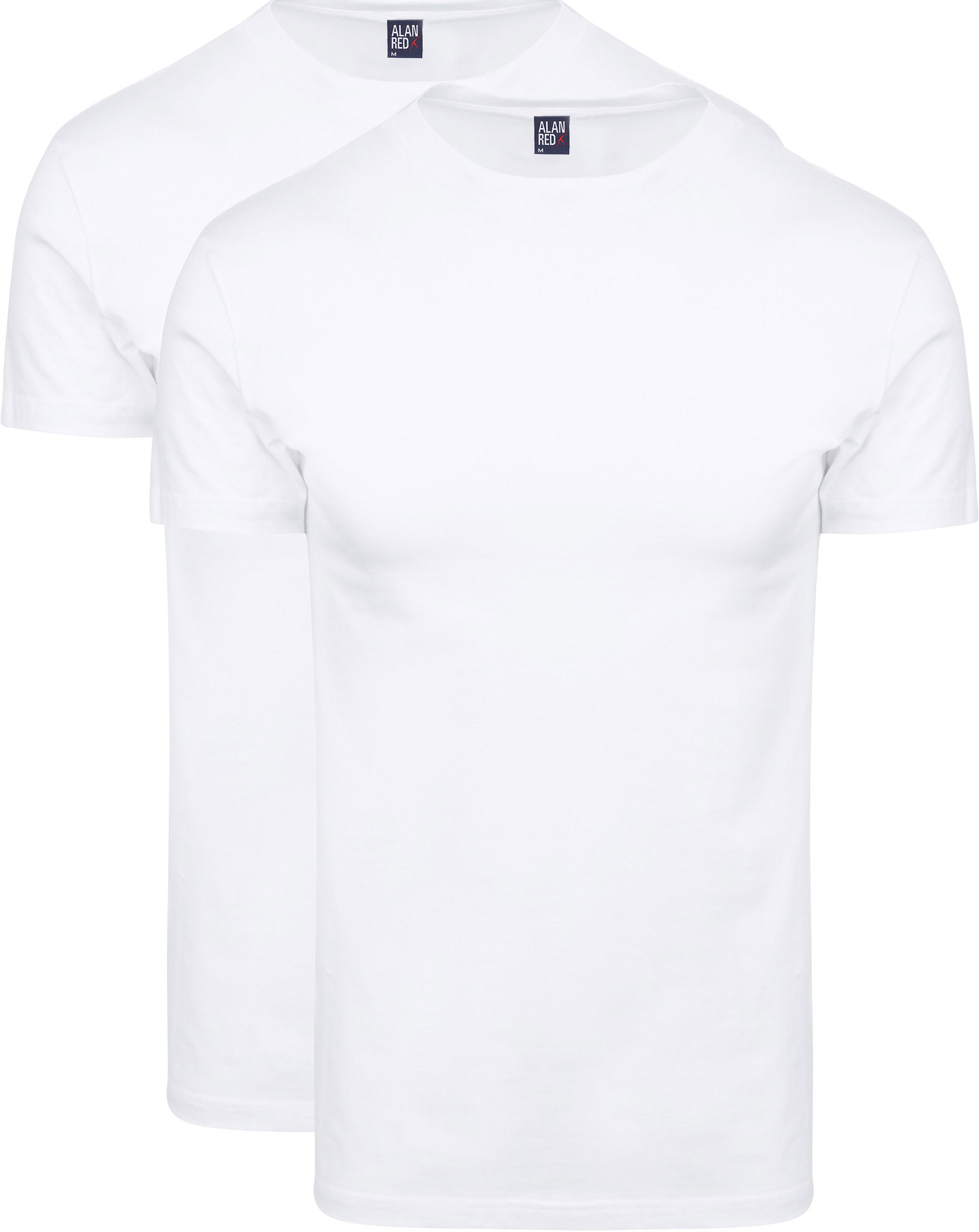 Alan Red Oakville T-shirt (2-pack) Vit Storlek herr