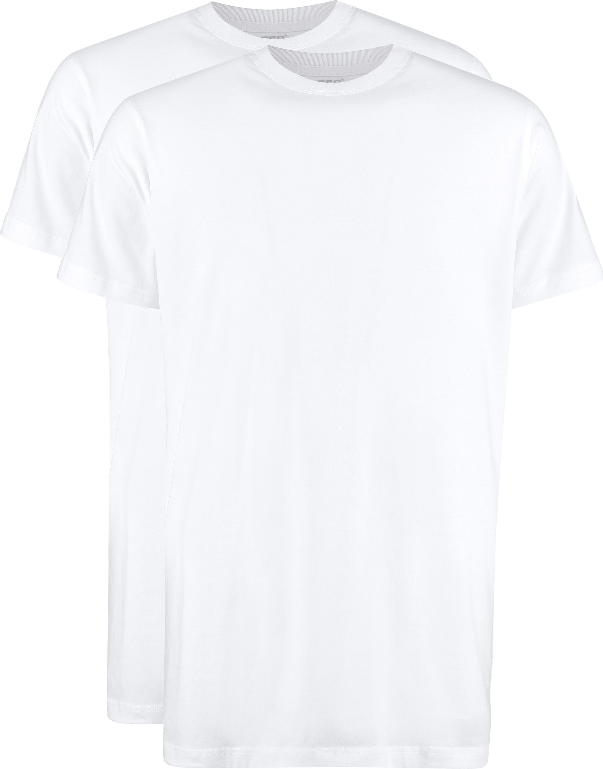 Slater T-shirt Extra Lång (2-pack) Vit Storlek herr