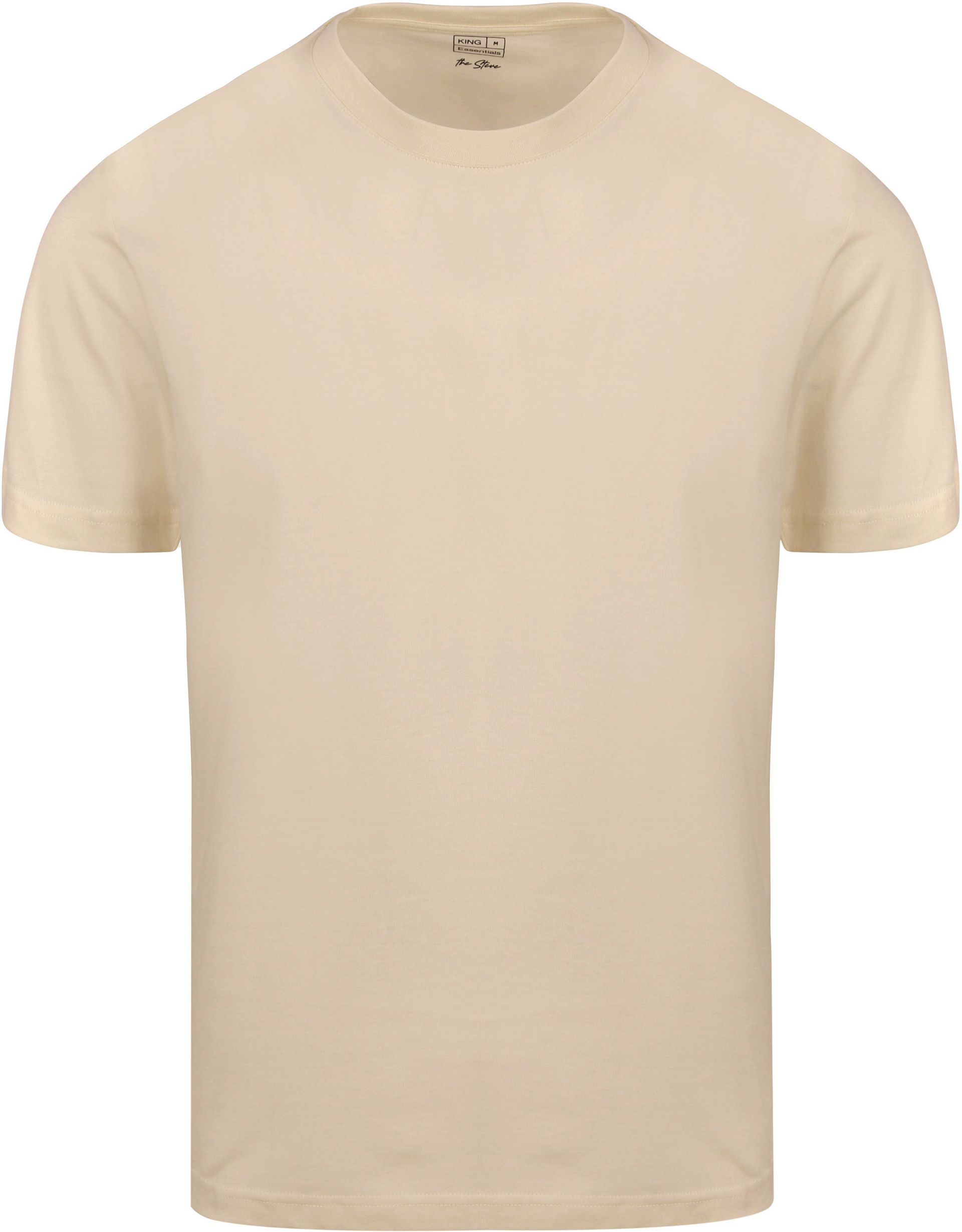 KING Essentials The Steve T-shirt Beige Storlek herr