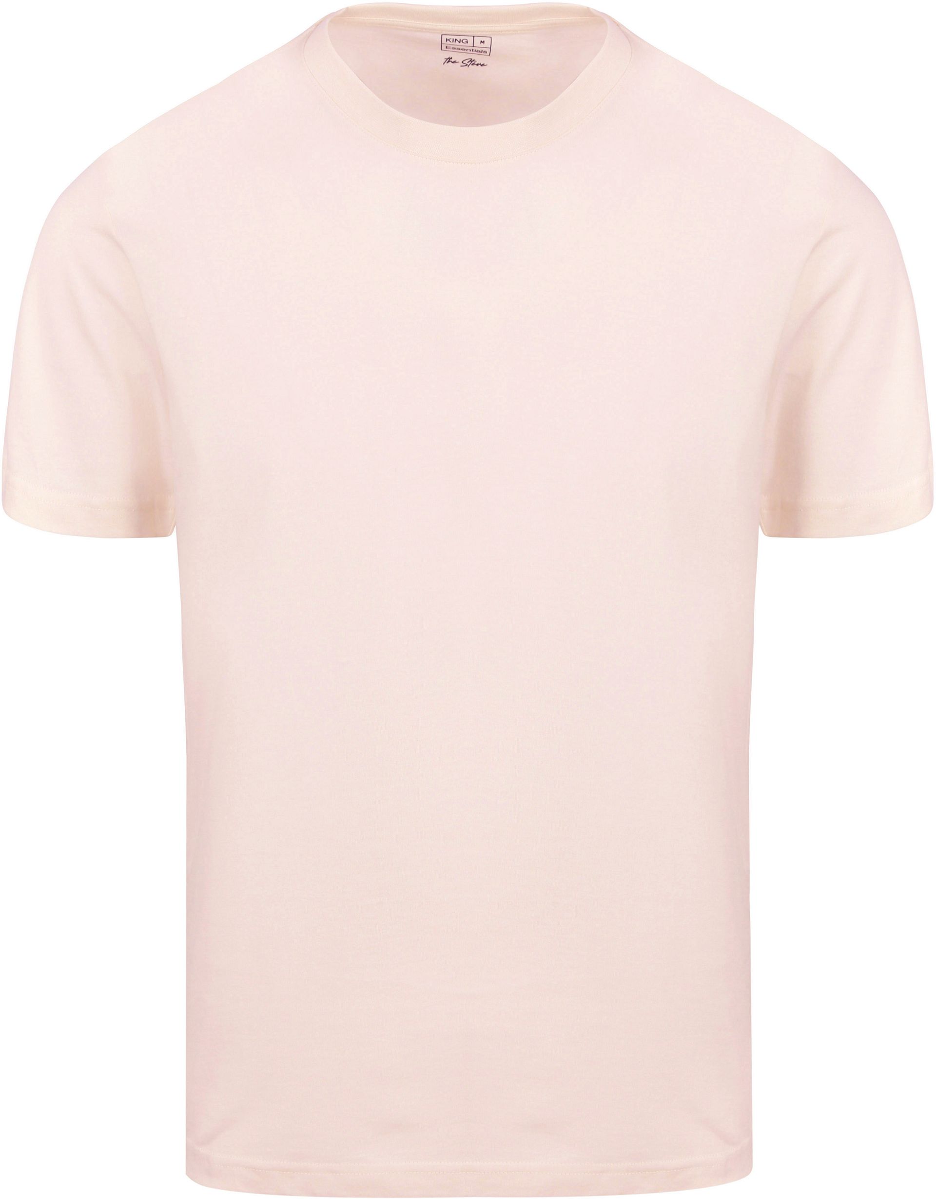 KING Essentials The Steve T-shirt Rosa Storlek herr