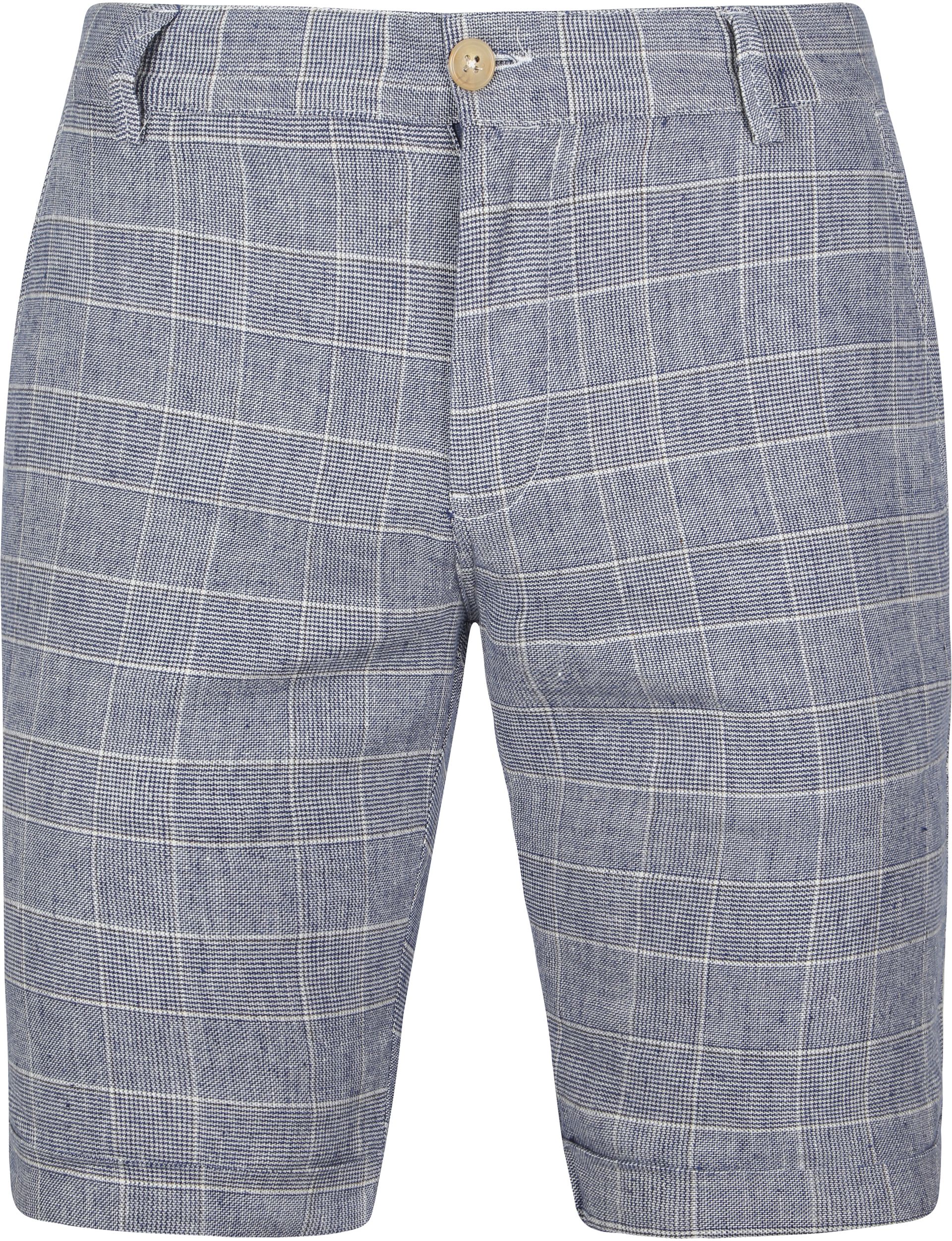 Suitable Don Shorts Rutig Blå Storlek herr