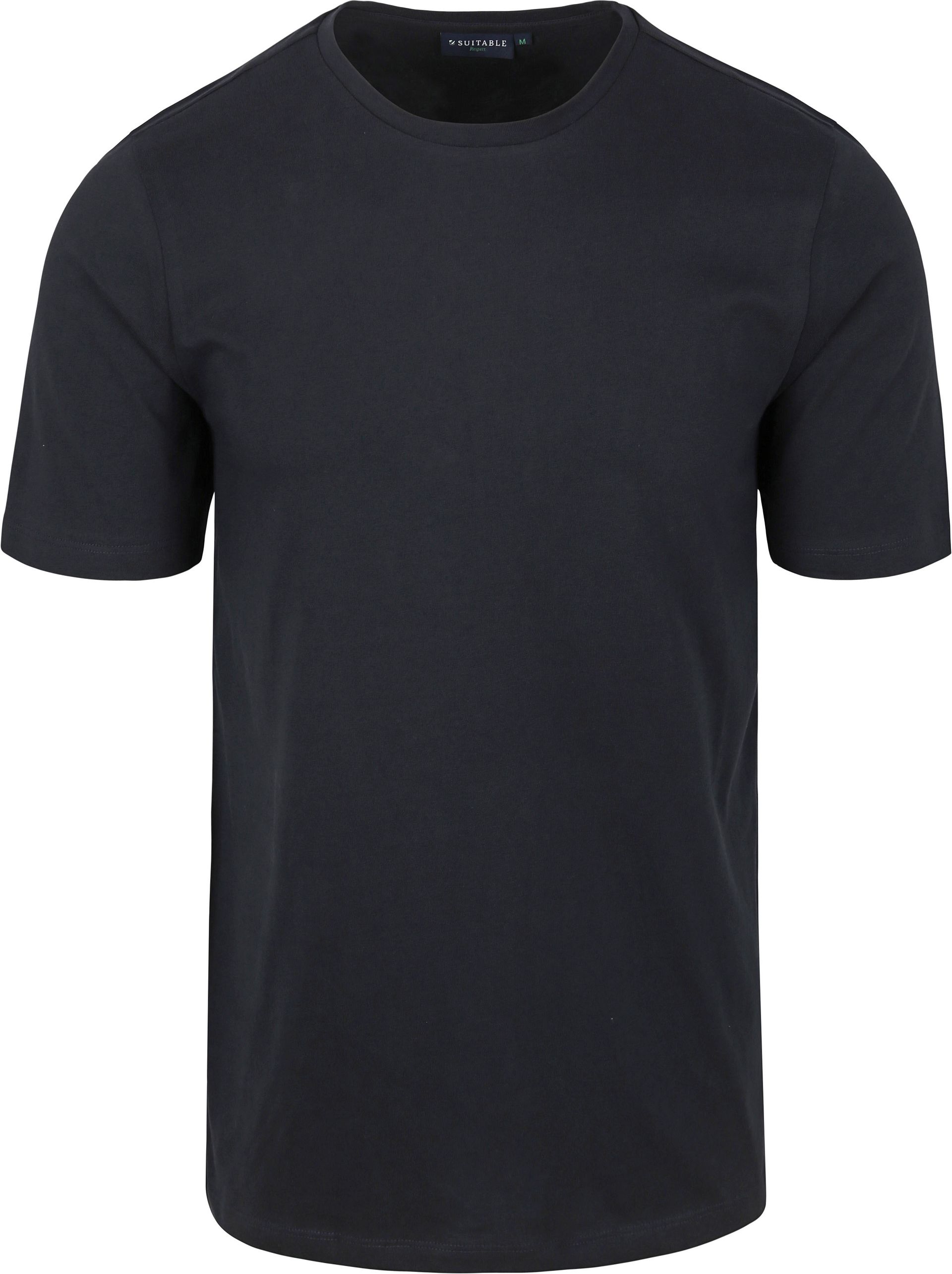 Suitable Respect T-shirt Jim Marinblå Blå Mörkblå Storlek herr