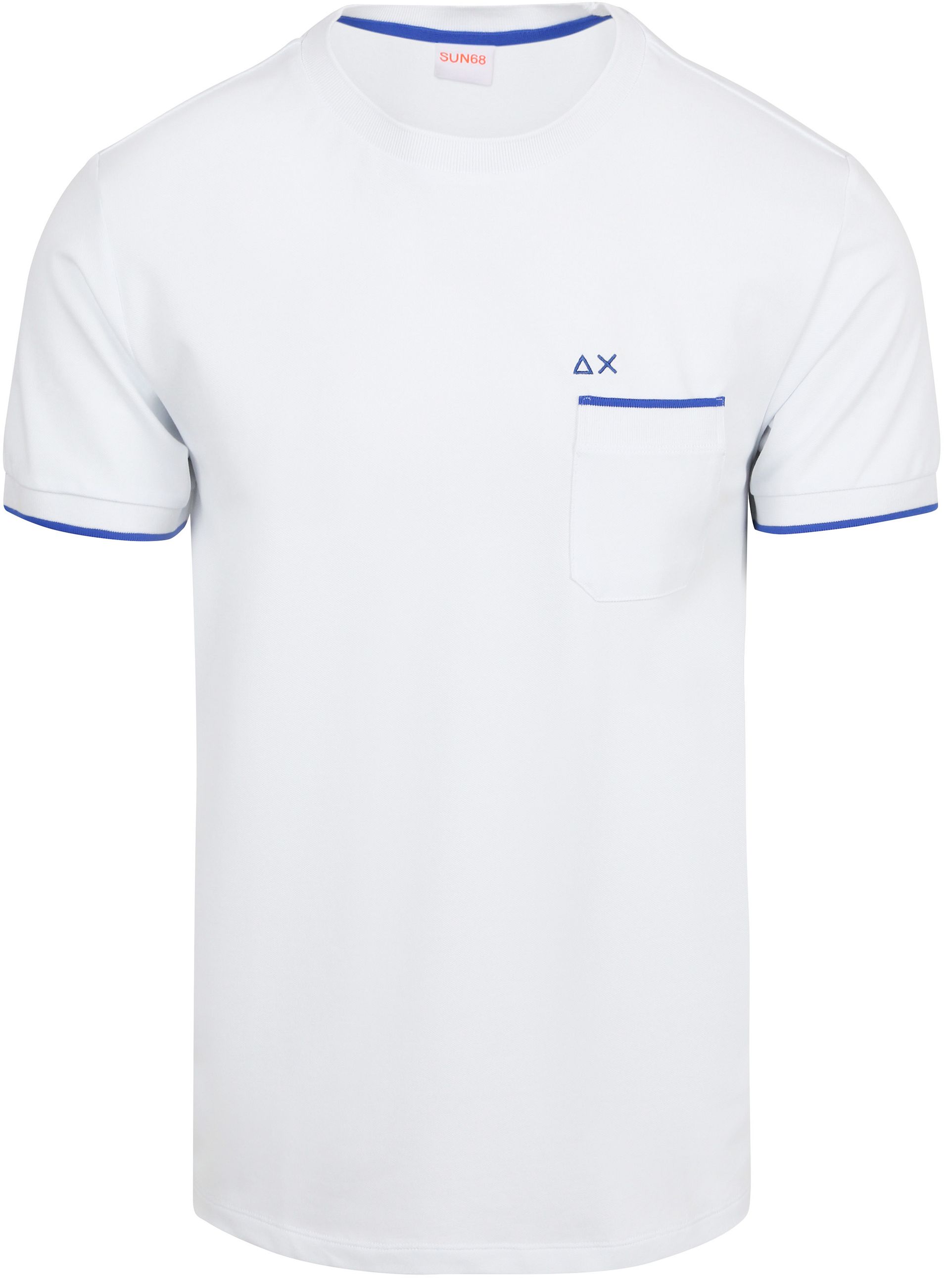 Sun68 Piké T-shirt Fluorrandig herr