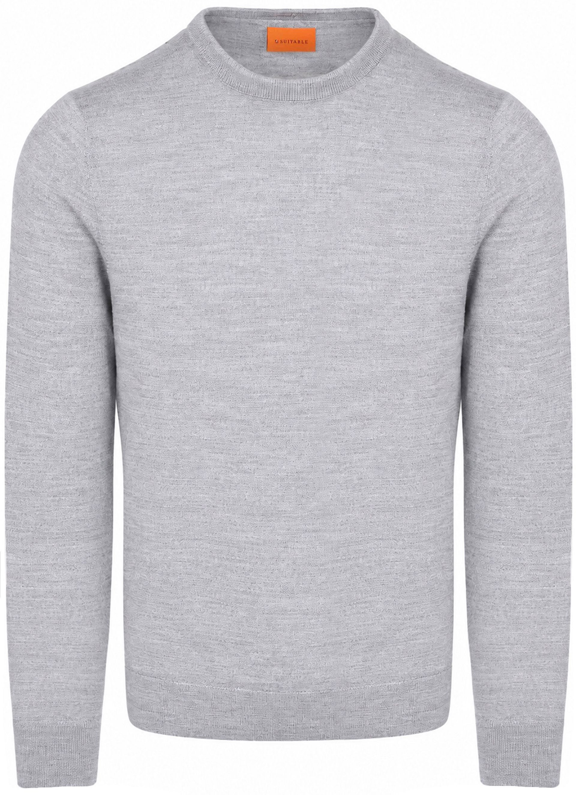 Suitable Merino Pullover stickade tröjor herr
