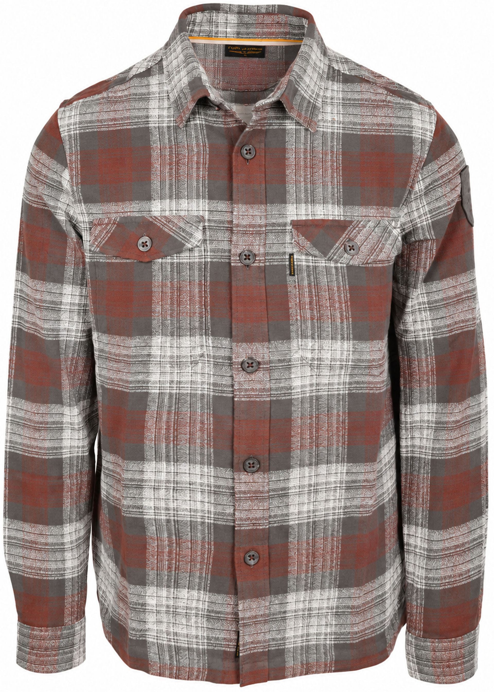 PME Legend Overshirt Check Grindle Flerfärgad Grön Mångfärgad Antracit Röd skjortor & blusar herr