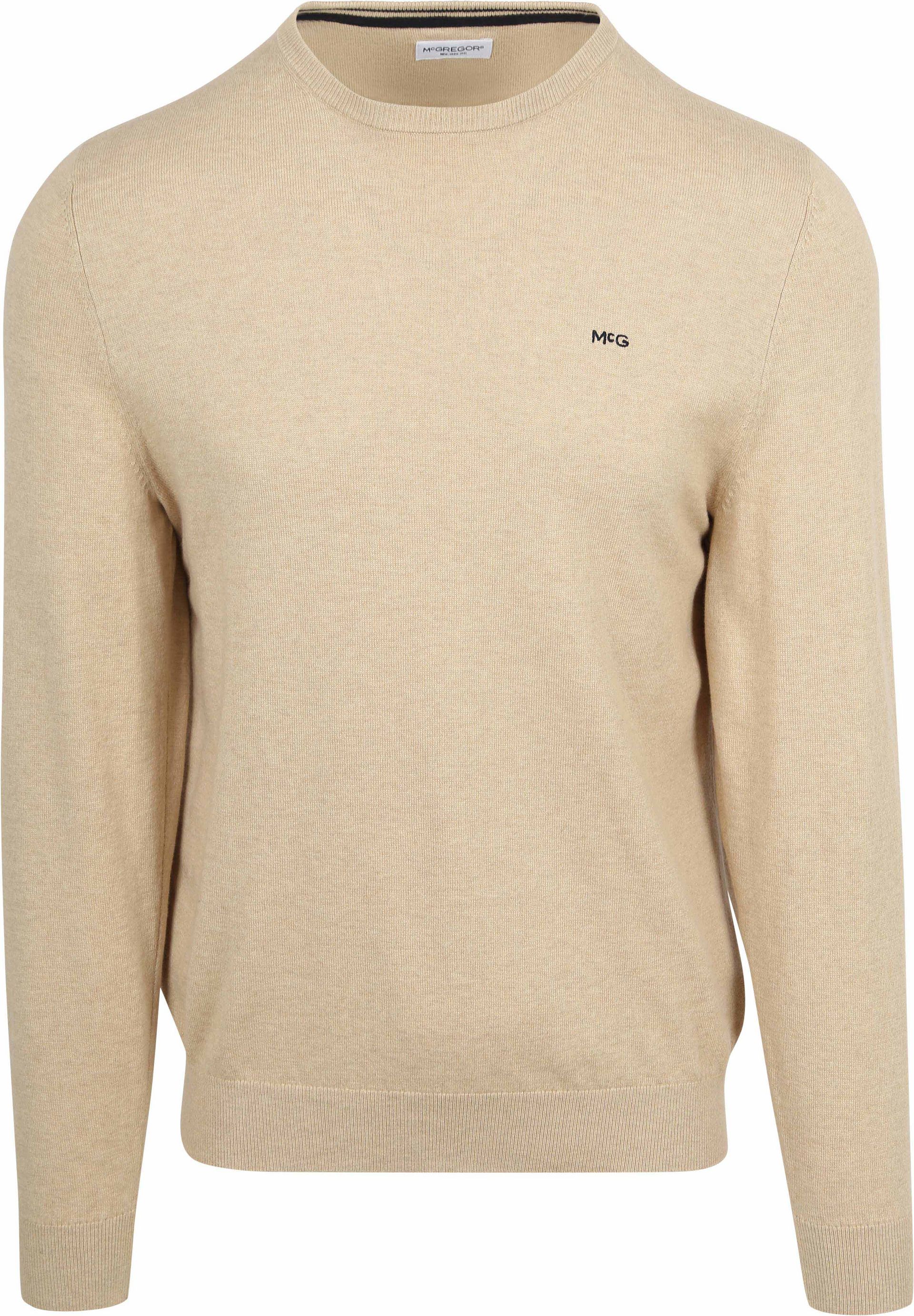 McGregor Tröja Cotton Cashmere Sand herr