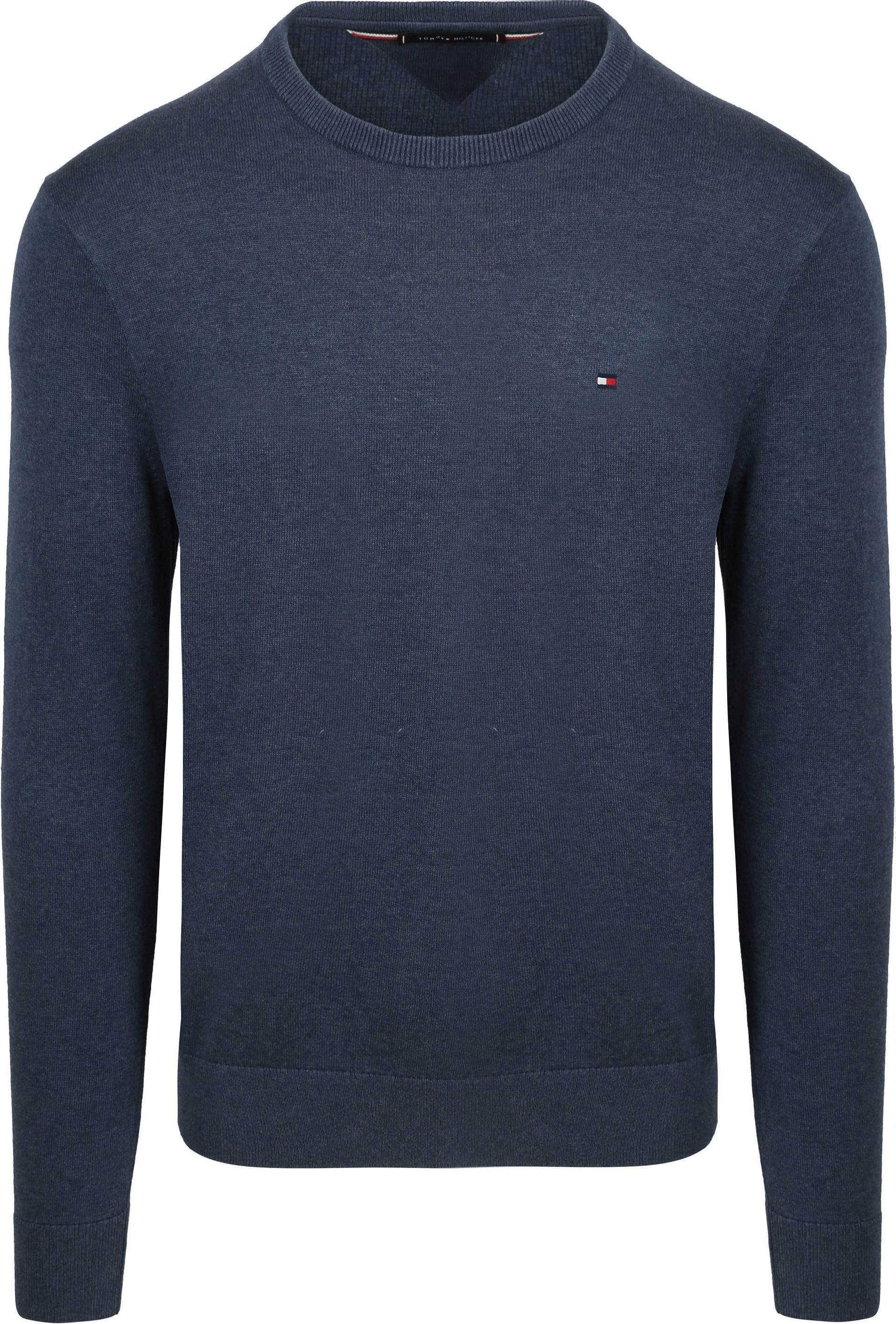 TOMMY HILFIGER Tröja Essential Marinblå Blå Mörkblå Storlek herr