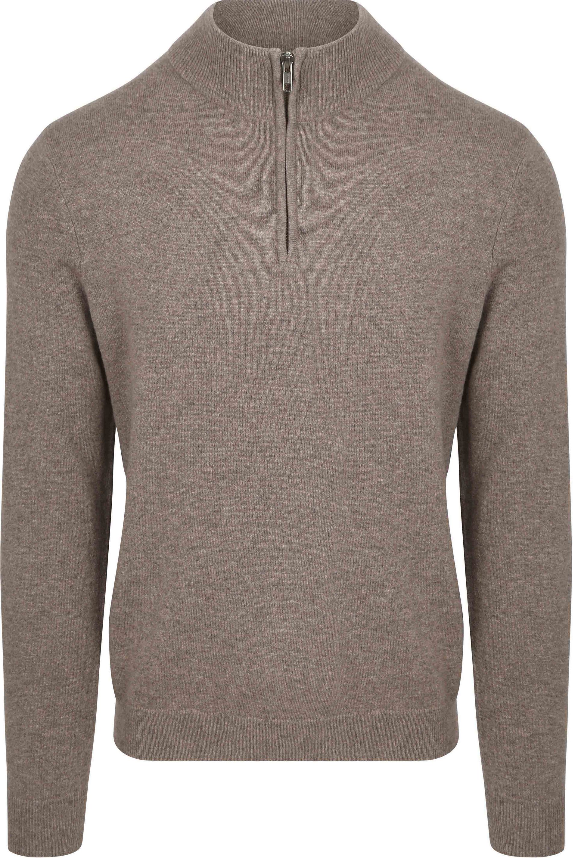 Steppin Out Half Zip-tröja Merinoull Brun Taupe Storlek herr