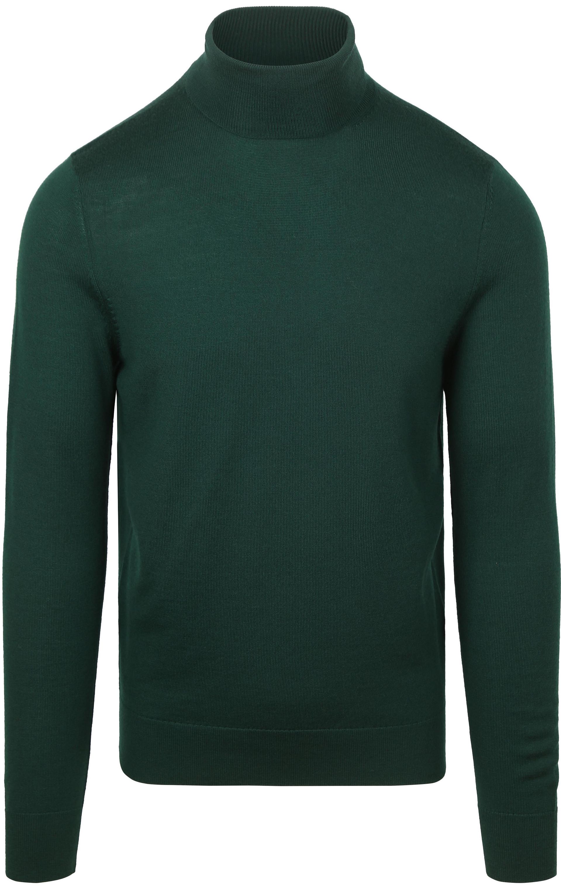 Suitable Merino Polotröja Mörkgrön Grön Storlek herr