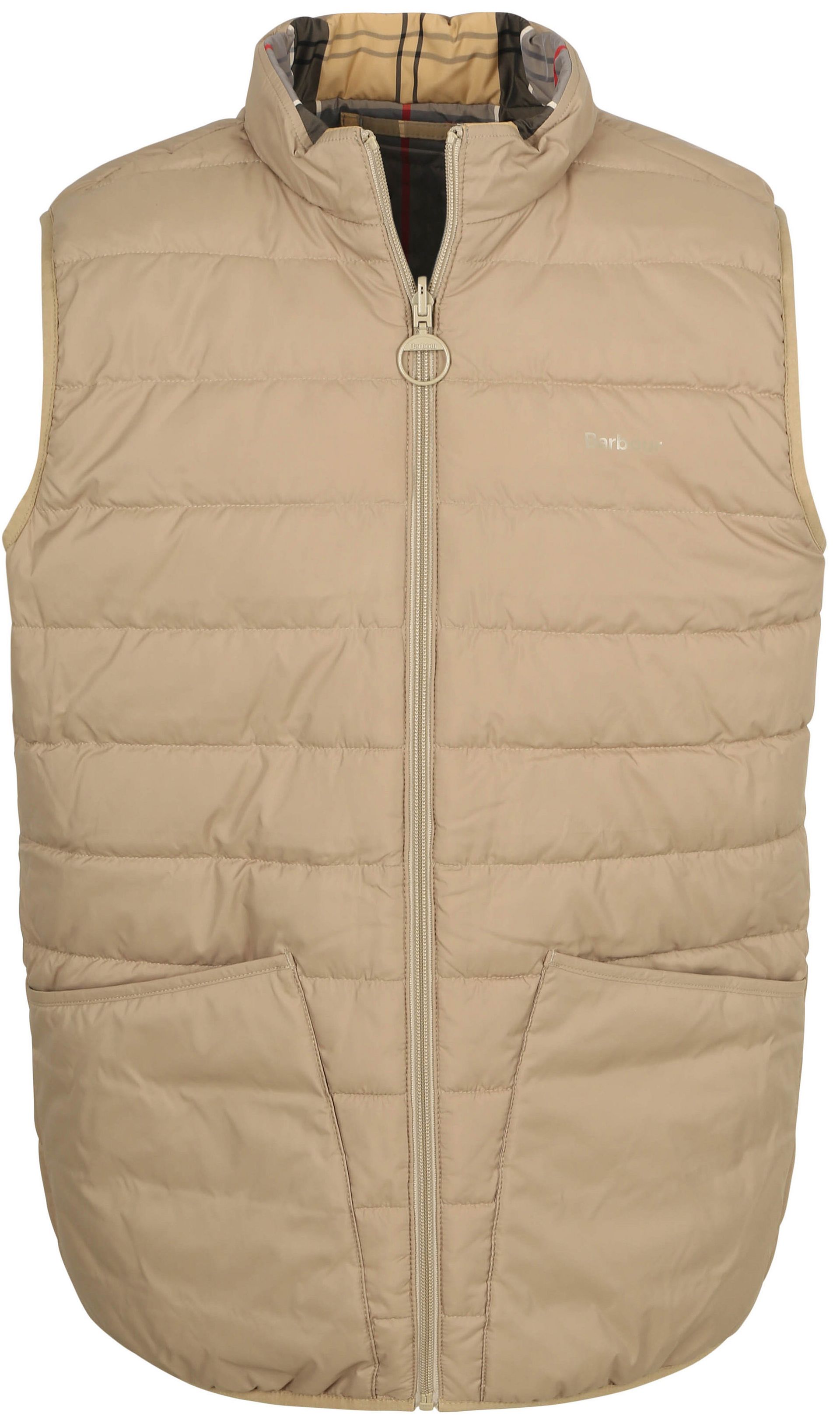 Barbour Reversible Puffer Beige Storlek jackor herr