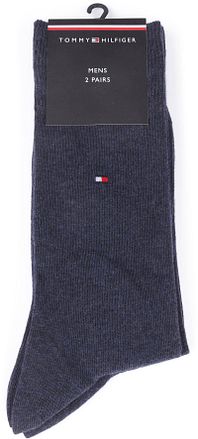 Tommy Hilfiger Classic 2-Pack Strumpor Blå
