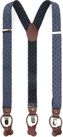 Suitable Luxe Bretelles Denim Pois