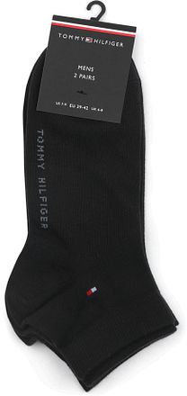 Tommy Hilfiger Sneakersok 2-Pack Zwart