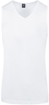 Suitable Viless T-Shirt Sleeveless White 6-Pack