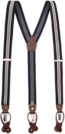 Suitable Luksus Seler Navy Stripe Beige