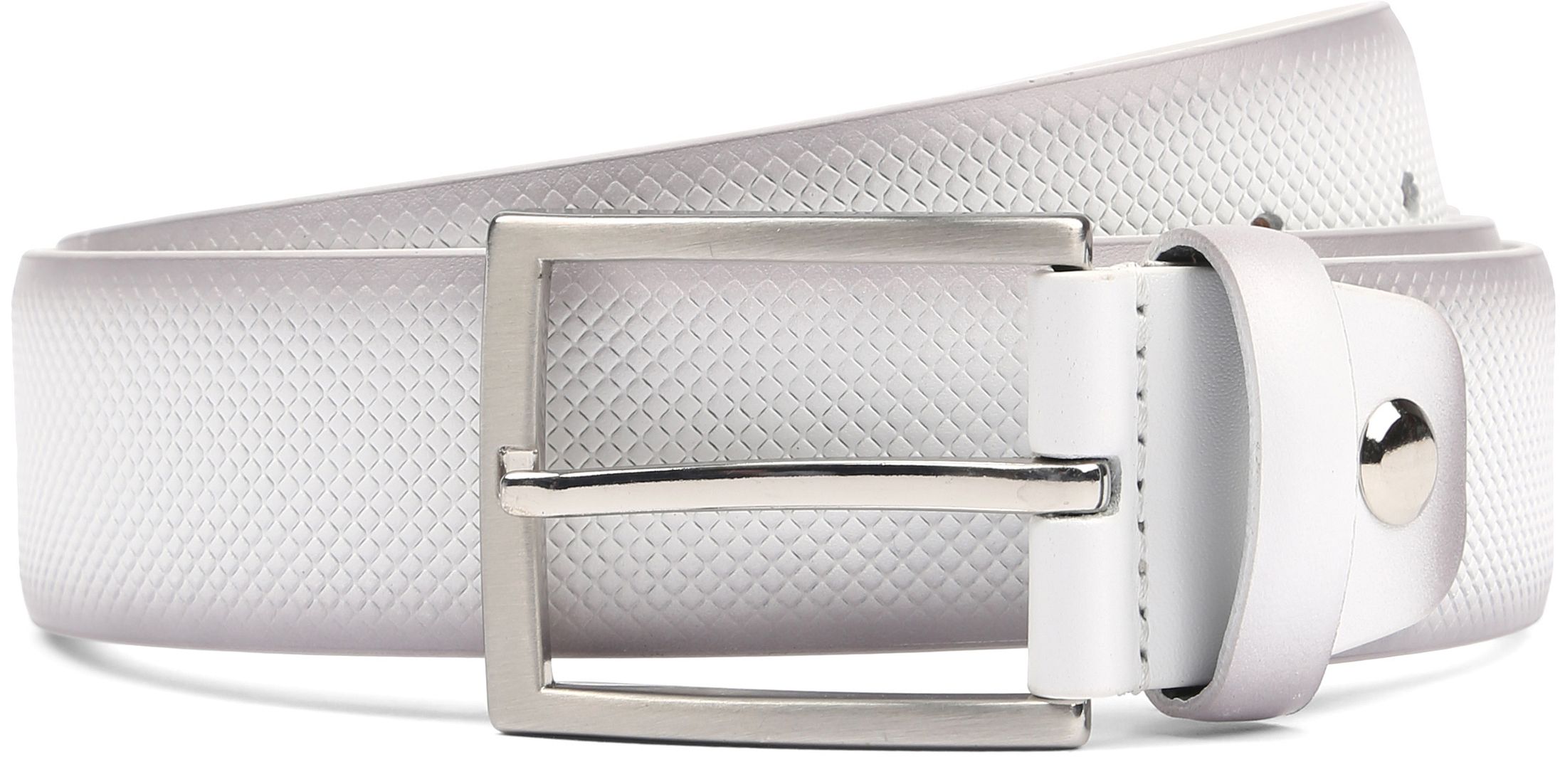 Suitable Ceinture Structure En Cuir Blanche 1100392-070 commander en ligne | Suitable