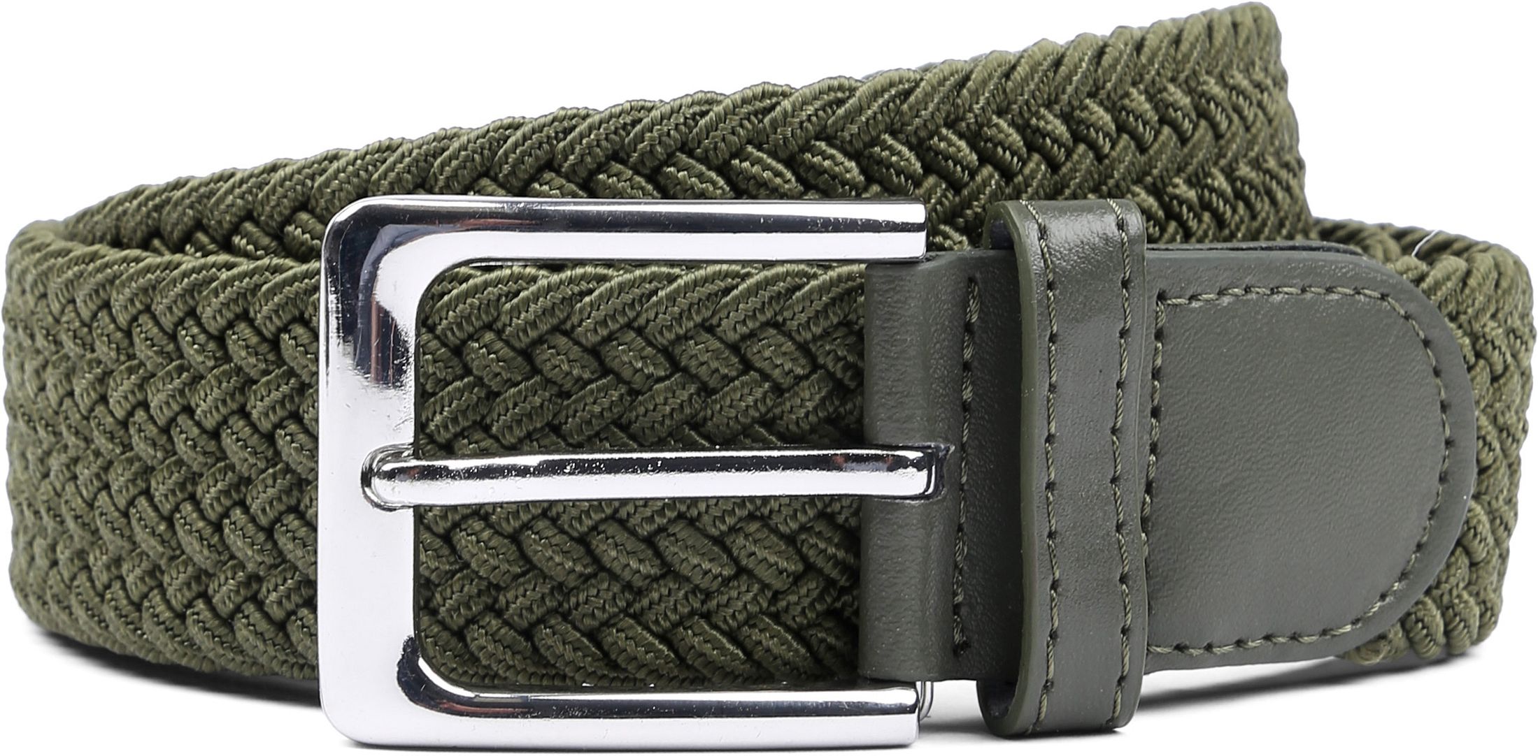 Geflochtene Gürtel Grün Riem Elastisch Safari