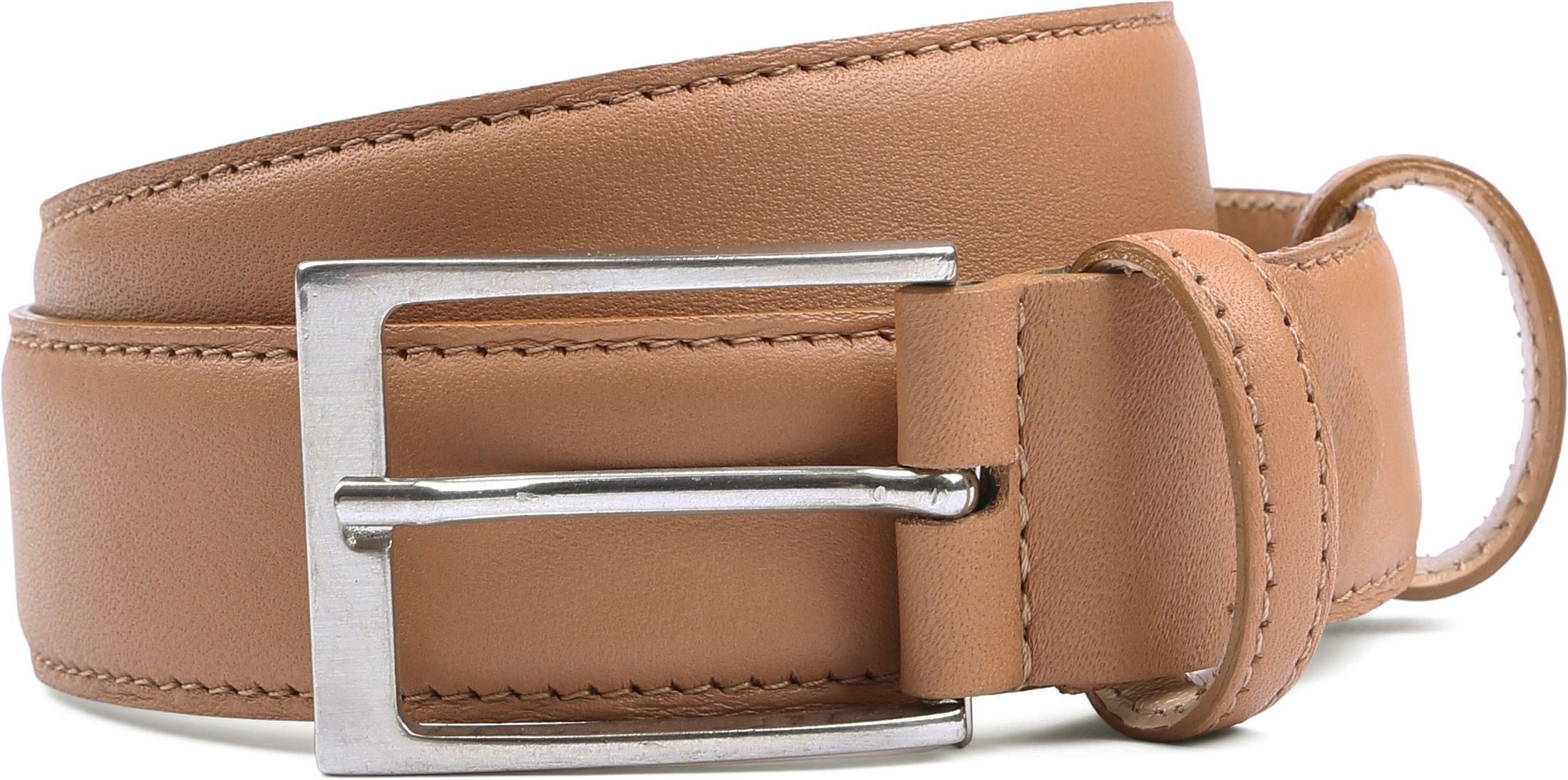 Suitable Pasek Brązowy 20-07 Molipelli Caramel Calf 